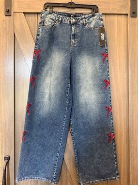 Madden NYC Dark Wash Denim Jeans - Blue